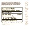 Solgar Tart Cherry 1000 mg, 90 Vegetable Capsules - Antioxidant with Quercetin, Chlorogenic Acid & Anthocyanins Compounds - Non GMO, Vegan, Gluten Free, Dairy Free - 90 Servings