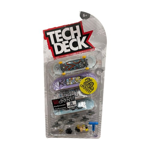 TECH DECK Sk8shop Bonus Pack Mini Finger Skateboard Multi Pack 2022 Series (Darkroom (4 Pack))