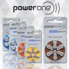 PowerOne Hearing Aid Batteries No Mercury Size 312, PR41 (60 Batteries) + Battery Keychain Kit