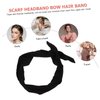 Beatifufu 4pcs Hair Tie Hair Jewels for Women Girl Headbands Wire Headband Headbands for Women Makeup Elastic Daily Headwear Twisted Hairband Spa Headbands for Girls Scarf Iron Bow Tie