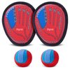 Toss and Catch Ball Game Set，Toddler Kids Baseball Glove Sticky Mitt，Toddler Sports and Outdoor Toys，Baseball Gifts for Boys 3 4 5 6 7 8-12 (2 Paddles 2 Balls)