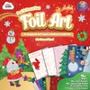 ZMLM Foil Arts Fun Christmas Cards - Christmas Crafts for Kids, No Mess Foil Art Creative Activity Kits, Christmas Toys Gifts for 4 5 6 7 8 9 10 Girls Boys (Red Gold)