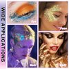 ZHISHUDL Gold Body Glitter Stick for Adults and Kids Holographic Shimmer Body Glitter Gel Chunky Sequins Face Glitter Makeup