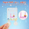 Gejoy 10 Pieces Cellphone Water Ring Game Colorful Handheld Phone Game Water Ring Toss Handheld Game Fun Gifts Valentine's Day Goodie Bags Party Favors for Teenager Birthday Contest Prize, 4 Inches