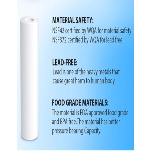 CFS – 4 Pack Sediment Water Filter Cartridges Compatible with 9534-40, EC110 Models – Remove Bad Taste and Odor – Whole House Replacement Water Filter Cartridge – 1 Micron