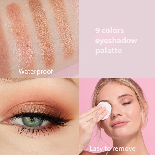 GUANTIAN Eyeshadow Eye Shadow Palette Makeup,Matte Naked, Ultra-Blendable, Naturing-Looking, Long Lasting, Neutral Nudes EyeShadow (light Brown)
