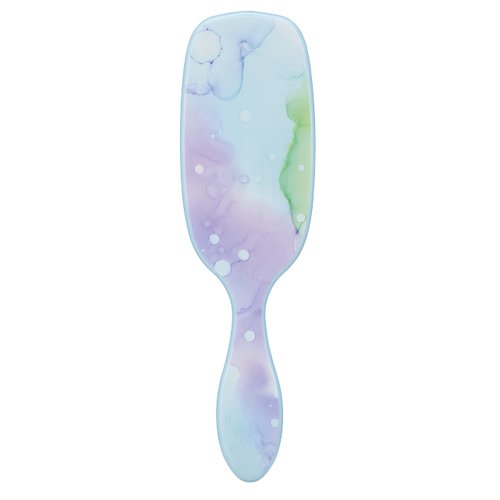 Wet Brush Shine Enhancer Paddle Brush, Color Wash Splatter - Hair Detangler Brush with Ultra Soft Bristles, Infused With Natural Argan Oil, Shiny Detangle & Smooth Hair, Wet or Dry, For All Hair Types