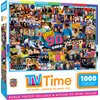 MasterPieces - 1000 Piece Jigsaw Puzzle, Nostalgic 90’s TV Shows Collage, Retro Entertainment Fun for Adults, Family, Kids, Non-Glare Finish, 19.25" x 26.75"