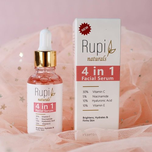4 in 1 Facial Serum - Vitamin C 30%, Hyaluronic Acid, Niacinamide, Vitamin E, Jojoba Oil