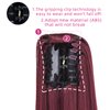 SYXLCYGG burgundy extension ponytail Yaki Straight Claw Clip Ponytails 22" 5.5 OZ Synthetic Fake Hair pieces For Women Like Real Hair Fluffy¬ Tangled