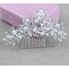 Women's Leaves Flower Bride Handmade Wedding Hair Comb Cristals Pearl Hair Accessories Art Deco Floral Bridal Side Combs Headpiece for Women, Brides Hair Accessories / Gift Box