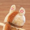 Fox Valley Traders Animated Rocking Horse with Sounds, Plush Ride-On Pony with Wooden Base