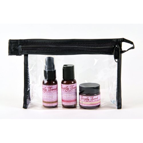 ACNE THERAPY KIT (1oz SET with BAG) Facial Cleanser Toner Moisturizer Blemish Skin Care Oily Clogged Pores Blackheads Pimples