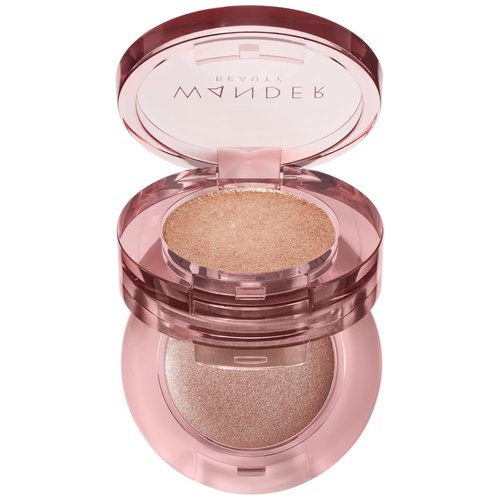 Wander Beauty Double Date Eye Shadow Duo - Smitten/Swoon (Warm Amber + Rich Bronze) - Cream High Pigment Eye Shadow Palette - Satin Shimmer Eyeshadow - Womens Eye Makeup With Vitamin E - 0.07 oz