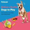Petbobi Interactive Dog Toys, Upgrade Plush Monster Dog Toy Squeaky Crazy Bouncer Ball USB Rechargeable for Small and Medium Puppy to Self Play, Birds Bobby