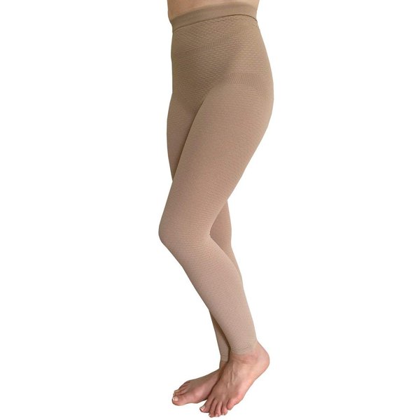 Bioflect® Compression Leggings with Bio Ceramic Micro-Massage Knit- for Support and Comfort - Sand 3XL