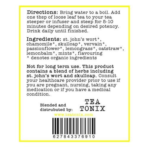 BE HAPPY Tea with St. John's Wort, Vervain, and Skullcap 40g (1.41oz) - an Uplifting, Caffeine Free Herbal Tea
