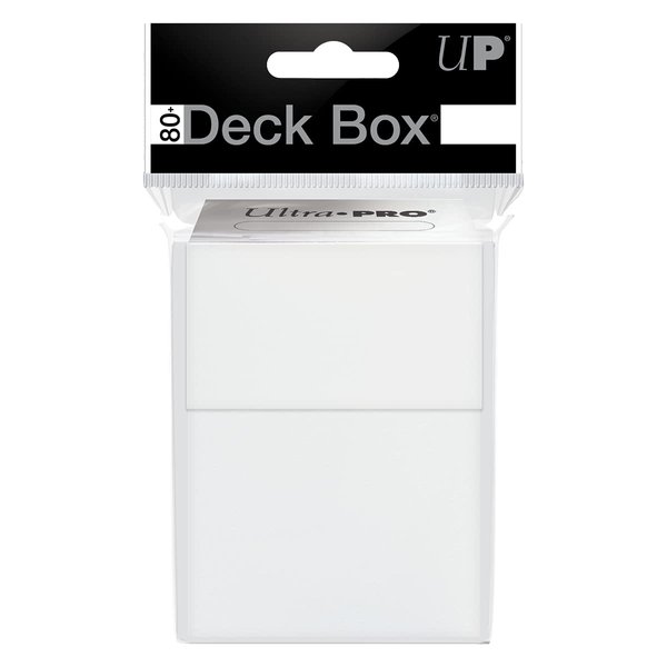 Ultra Pro Solid White Deck Box