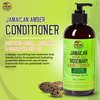 Rosemary Leave In Conditioner - 8 fl oz / 230 ml – Moisturizing Conditioner, Nourishes, Promote Hair Strength, with Castor Oil, Shea Butter, Seed Oil, by Jamaican Amber