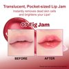 COLORGRAM TINTIN DORY LIP JAM 07 FIG JAM | Tinted Lip Jam, Hydrating & Plumping Lip Balm with Lightweight, Non-Sticky Formula | Clear Radiance & Semi-Transparent Color