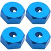 4Pcs ShareGoo Metal Wheel Hex Hubs Mount Adapter with Pins Upgrade Parts Compatible with Wltoys 12428 12423 Feiyue FY-03/04/05 1/12 RC Car Rock Crawler