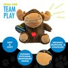 Hero Chuckles Moose, Plush Squeaky Dog Toy, Durable Stuffed Animal with 3 in 1 Squeaker