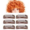Sonew 100pcs 6 Teeth Wig Clips, 3.2cm U Shape Hair Extension Snap Clips Hat Fixing Clips Wig Accessories Clips for Women Hair Extensions