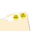 Avery 05462 Removable Labels, 3/4-Inch Round, 1008/PK, Yellow
