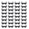 TOYANDONA 80pcs Doll Sunglasses Mini Plastic Dolls Sunglasses Black Sunglasses for Dollhouse DIY Crafts Dollhouse Accessories Decorate, 3X2.6X1CM