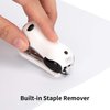 Deli Mini Cute Panda Desktop Stapler, Office Stapler, 12 Sheet Capacity, Includes Built-in Staple Remover & 1000PCS No.10 Staples