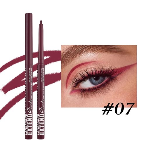 Kyannkara Liquid Eyeliner Colorful Matte Glitter Neon Eyeliner Pencil Pigmented Smudgeproof Long Last Gel Eye Liner Quick dry(L07)