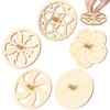 NUOBESTY 20pcs Spinning Top Wooden Gyroscope Blank Gyroscope Hollow Gyro Wood Gyro Tops for Kids DIY Gyroscope Kids Painting Toy Unfinished Tops Wood Tops Kids Gyroscope Kids Tops DIY Tops