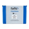 ForPro Professional Collection Blue Foam Board, 120/240 Grit, Mylar Manicure and Pedicure Nail File, 7” l x .75” w, 50 Count