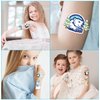 Yoyuspy Winter Temporary Tattoo Kids - Polar Animals Temporary Tattoos Stickers Winter Themed Party Favors Decor Supplies Christmas Polar Bear Penguin Snowman Tattoos Kids Winter Xmas Gift Bag Fillers