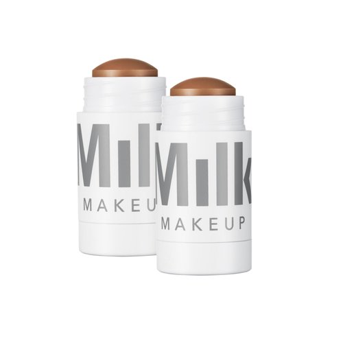 Milk Makeup Matte Bronzer, Baked (Medium Bronze) - 0.19 oz - Cream Bronzer Stick - Buildable, Blendable Color - Matte Finish - 1,000+ Swipes Per Stick - Vegan, Cruelty Free