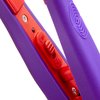 Hot Beauty Professional Ceramic Mini Flat Iron 1/2", Anti-Frizz, Fast Heating, Versatile Styling for Curly & Straight Hair, Ideal for Traveling with Travel Pouch (Violet)