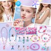 FUNSENLY 2000pcs Charm Beads Bracelet Making Kit for Girls, Jewelry Making Kit for Girls 4-6 8-12, Christmas Birthday Gifts for Girls, Arts and Crafts Girls Toys for Kids Age 4-8 8-12