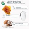 Bambalo USDA Organic Variety 4-Pack Lip Balm Set – Beeswax, Coconut Oil – Best Lip Repair for Dry, Cracked Lips – Moisturizing Lip Care