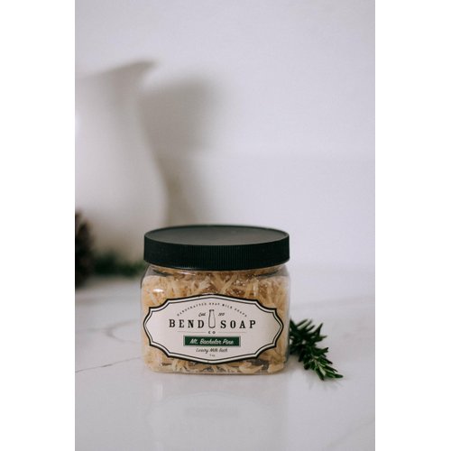 Bend Soap Company Milk Bath, 100% Natural Ingredients, Gentle Cleanser, Hydrates Moisturize and Softens the Skin, Handcrafted Goat Milk Soap, Essential oil, 2 lbs - Mt. Bachelor Pine