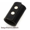 Leather Hair Ties Leather Hair Cuff Black Leather Ponytail Wraps For Long Hair Leather Hair Wrap For Motorcycle Riding