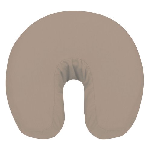 Microfiber Face Rest Cover by NRG - Premium Microfiber Massage Table Head Rest Covers - 100% Double Brushed Polyester - Lightweight, Soft as Silk - Wrinkle Resistant - 13" x 13" x 6" - Color Natural