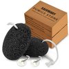 SALVMARY Natural Pumice Stone for Feet - Lava Foot Scrubber Dead Skin Corn Callus Remover Exfoliator Pedicure Tools for Feet Heels and Hands 2 Pack