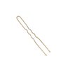 ScivoKaval U Shaped Hair Pins 120 Pcs Professional U Pins for Women Girls Hairdressing Salon with Clear Storage Box Golden Champagne Blonde Gold 6 cm 2.36 inches