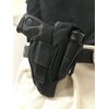 Nylon Gun Holster fits S&W Smith & Wesson M&P 380 Shield EZ Gun Slinger Holster Black Nylon Ambidextrous Use Left or Right Hand Built in Magazine Holder Adjustable Retention Strap