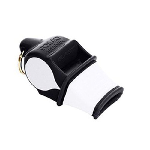 Fox 40 Sonik Blast CMG Safety Whistle with Breakaway Lanyard Multi Black/White