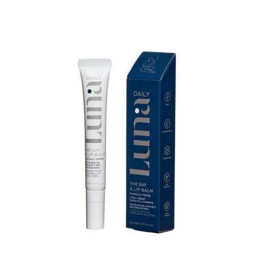 Nip and Lip Balm – 100% Natural, Vegan – Safe for Breastfeeding, Postpartum Care – Shea Butter & Vitamin E – Moisturizing, Fragrance-Free Relief for Cracked, Sore Nipples & Dry Lips