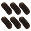 6 Pcs Brown Sponge Volume Hair Bases Volume Inserts Hair Clip Fluffy Hair Cushion Bump It up Hair Piece Hair Styling Pad for Women Girls Clips and Barrettes(ZS239)