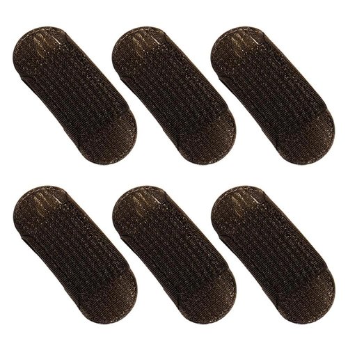 6 Pcs Brown Sponge Volume Hair Bases Volume Inserts Hair Clip Fluffy Hair Cushion Bump It up Hair Piece Hair Styling Pad for Women Girls Clips and Barrettes(ZS239)
