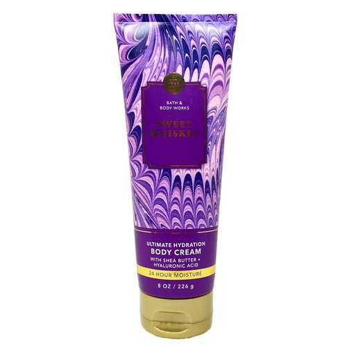 Bath & Body Works Sweet Whiskey Body Cream and Body Wash Bundle with a Lavender Dream Bar Soap - Full Size