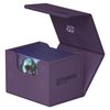 Ultimate Guard Sidewinder 100+, Deck Box for 100 Double-Sleeved TCG Cards, Purple, Magnetic Closure & Microfiber Inner Lining for Secure Storage